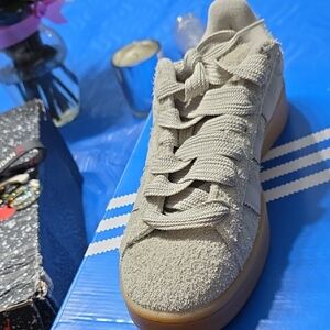 adidas Women's Textured Beige Sneakers